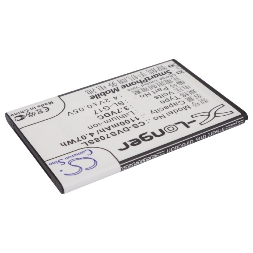 Batteri kompatibel med DOOV CS-DVS708SL
