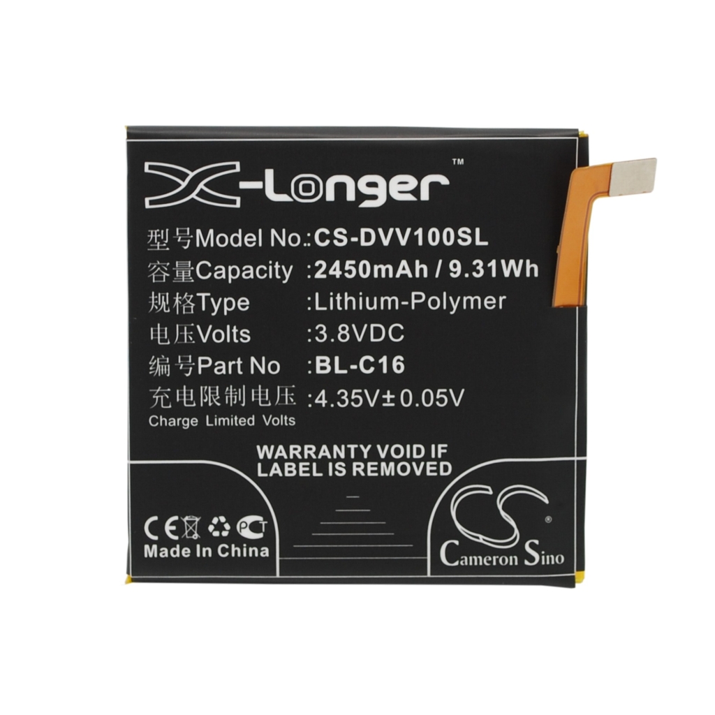 Mobiltelefonbatteri DOOV CS-DVV100SL