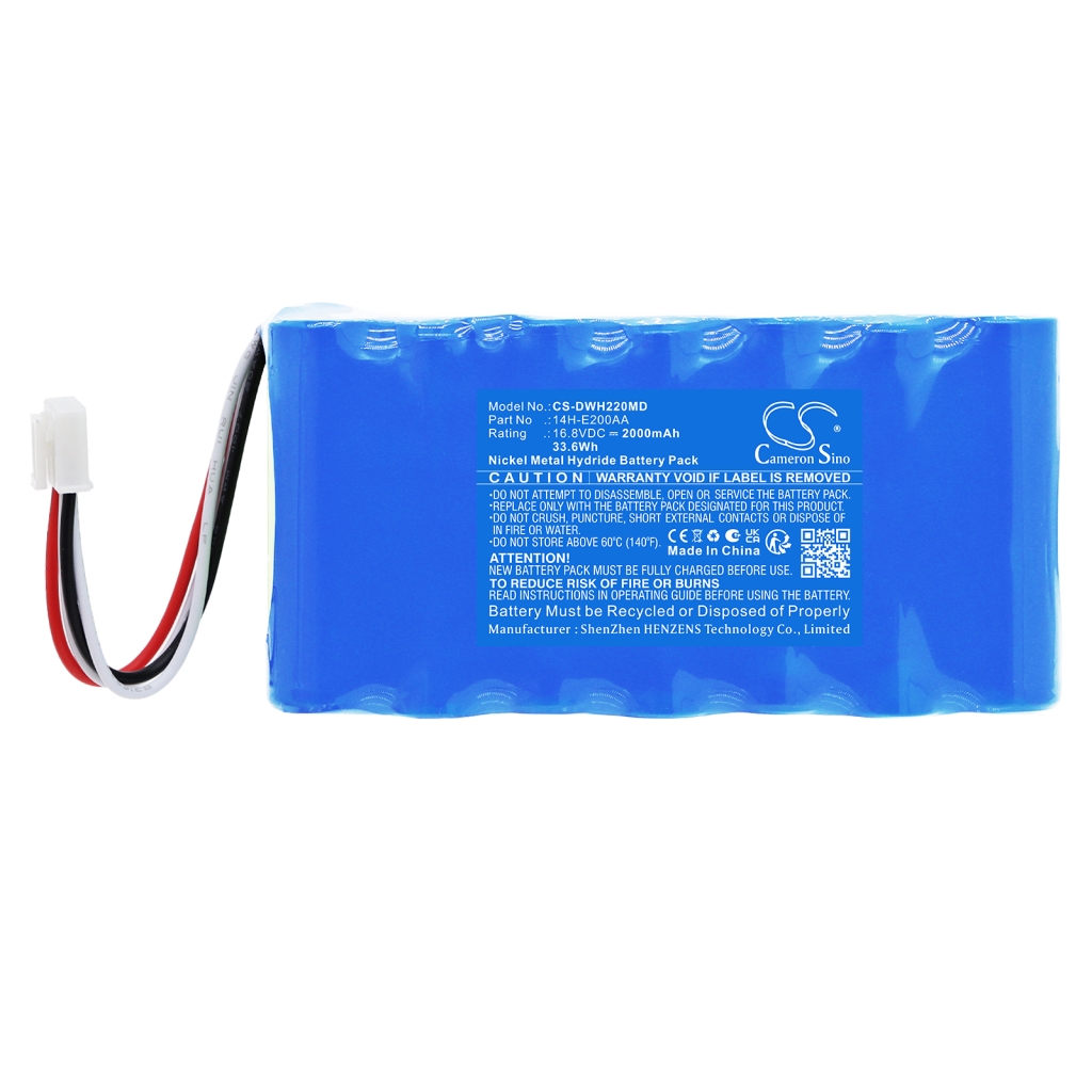 Batteri kompatibel med Daiwha CS-DWH220MD