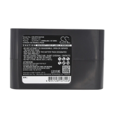 Kompatibel batteriudskiftning til Dyson 202932-01,202932-02,202932-05,202932-06,917083-01...