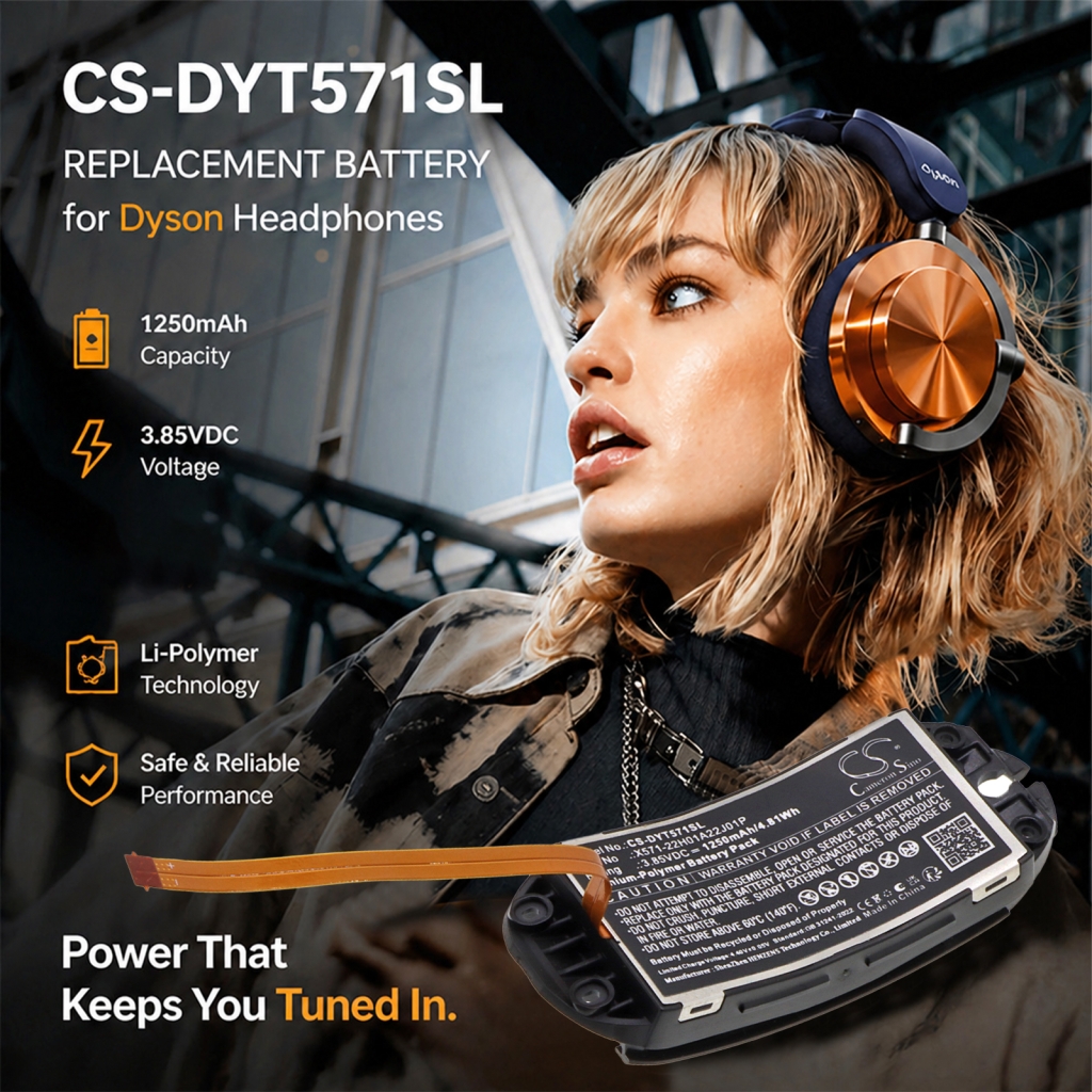 Batteri kompatibel med Dyson CS-DYT571SL