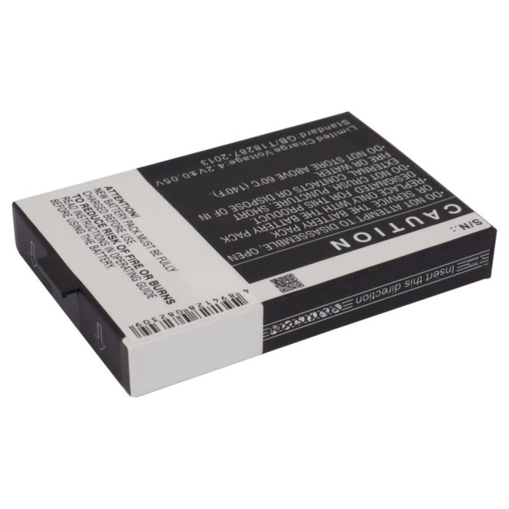 Cameron Sino CS-EAC008SL modsat bagside, advarselstekst, standard og stregkode