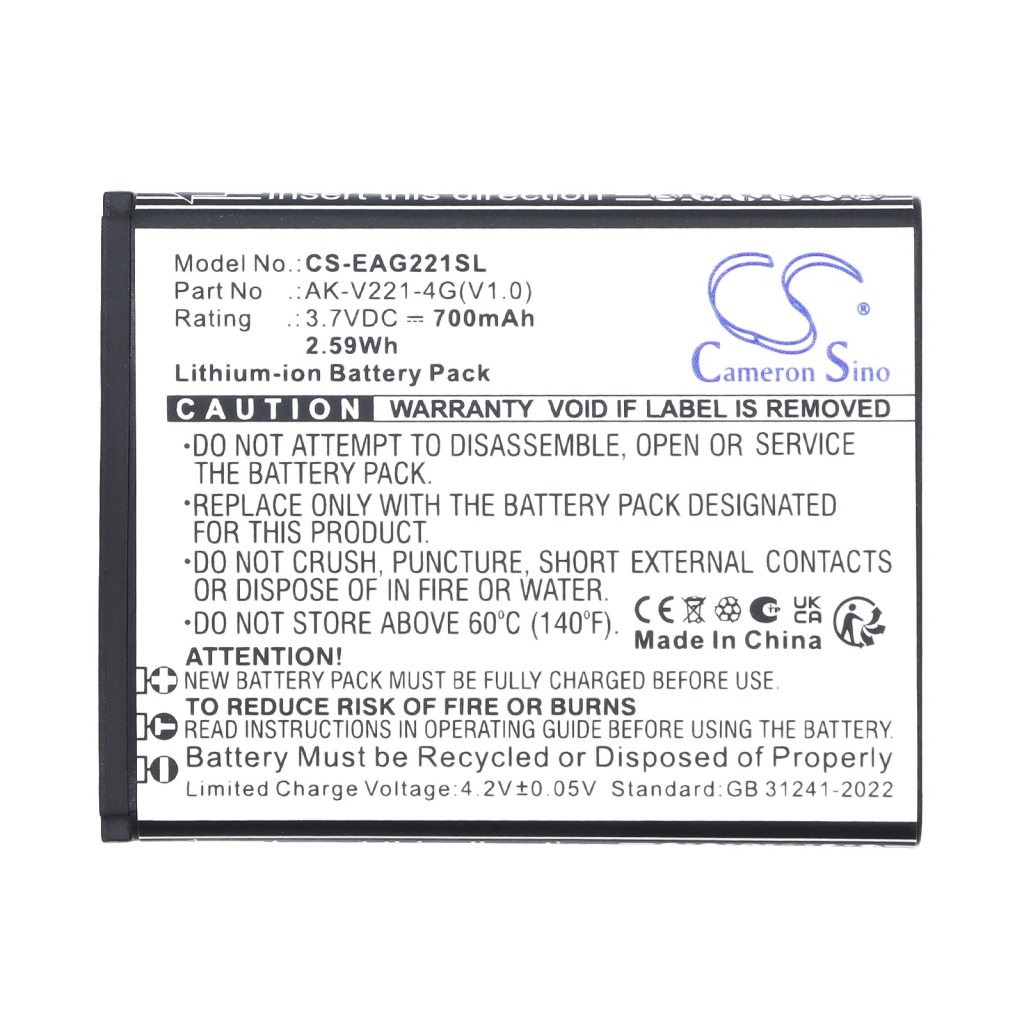 Batteri kompatibel med Emporia CS-EAG221SL