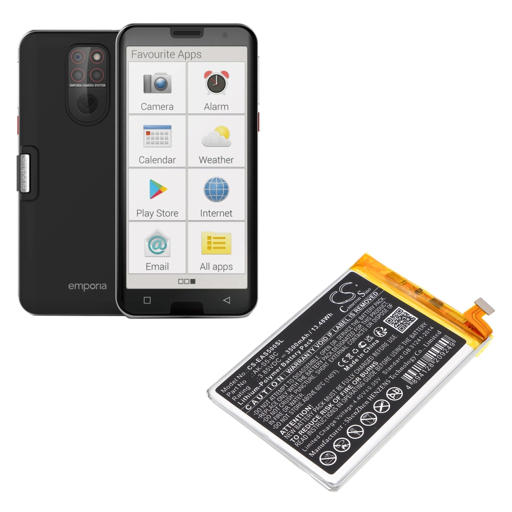Mobiltelefonbatteri Emporia Smart.5