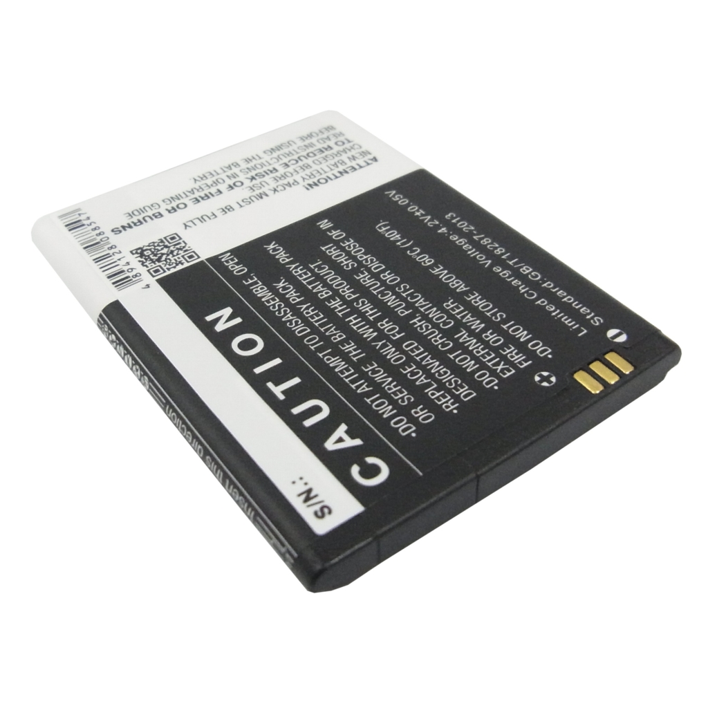Cameron Sino CS-EAV340SL bagside, GB/T18287-2013 og 3 gyldne kontakter øverst til højre
