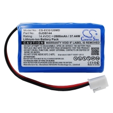Kompatibel batteriudskiftning til Cmics DJDB144
