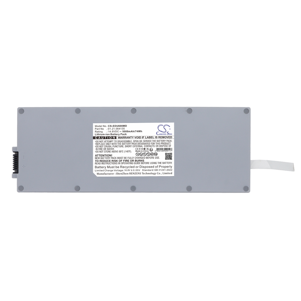 Cameron Sino CS-EDU600MD marketingbillede: 5000mAh/14,8V/74Wh, hvid indkapslet pakke