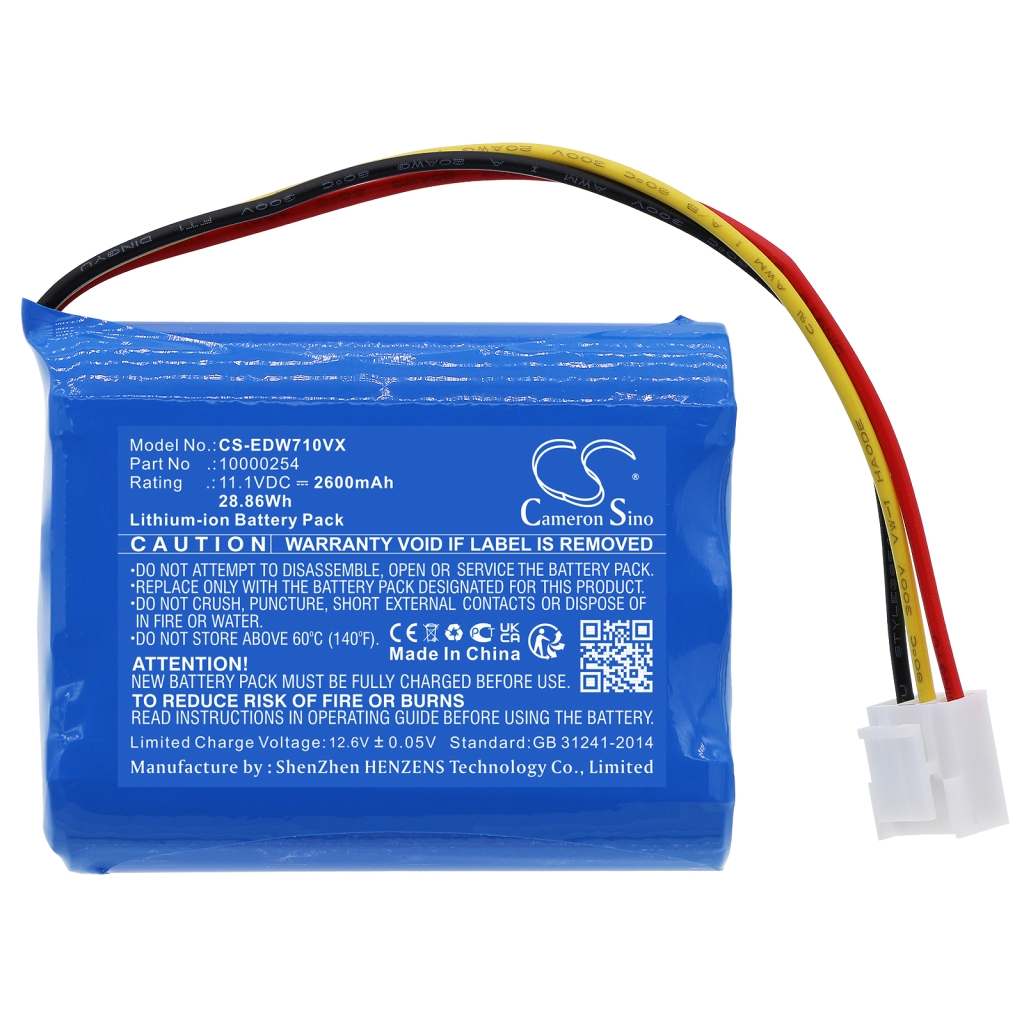 Støvsugerbatteri Ecovacs CS-EDW710VX
