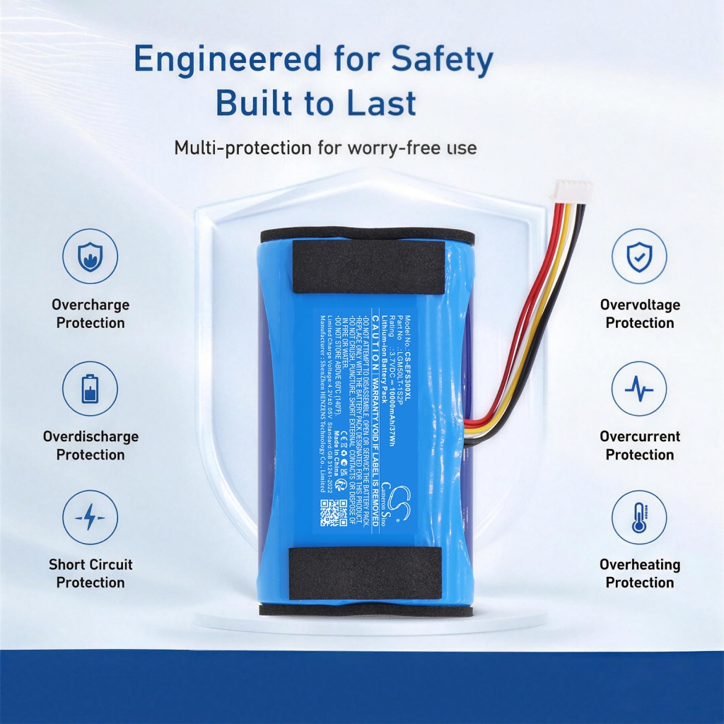 Batteri kompatibel med Eufy CS-EFS300XL
