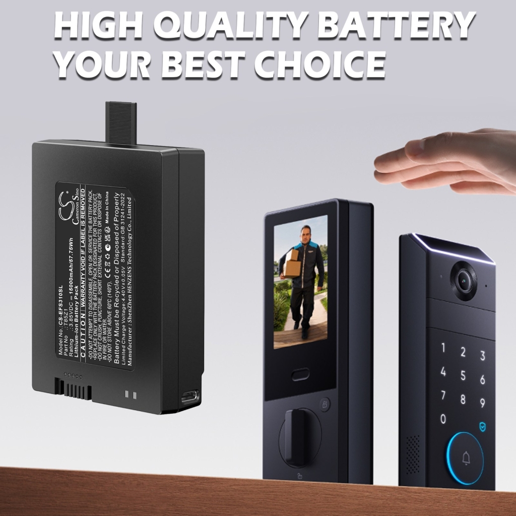 Batteri kompatibel med Eufy CS-EFS310SL