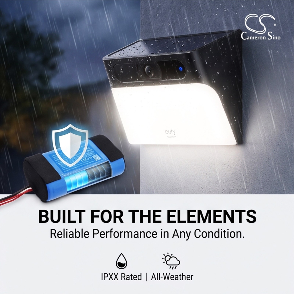 Batterier kompatibel med Eufy S120 Solar Wall Light Cam CS-EFT810SL