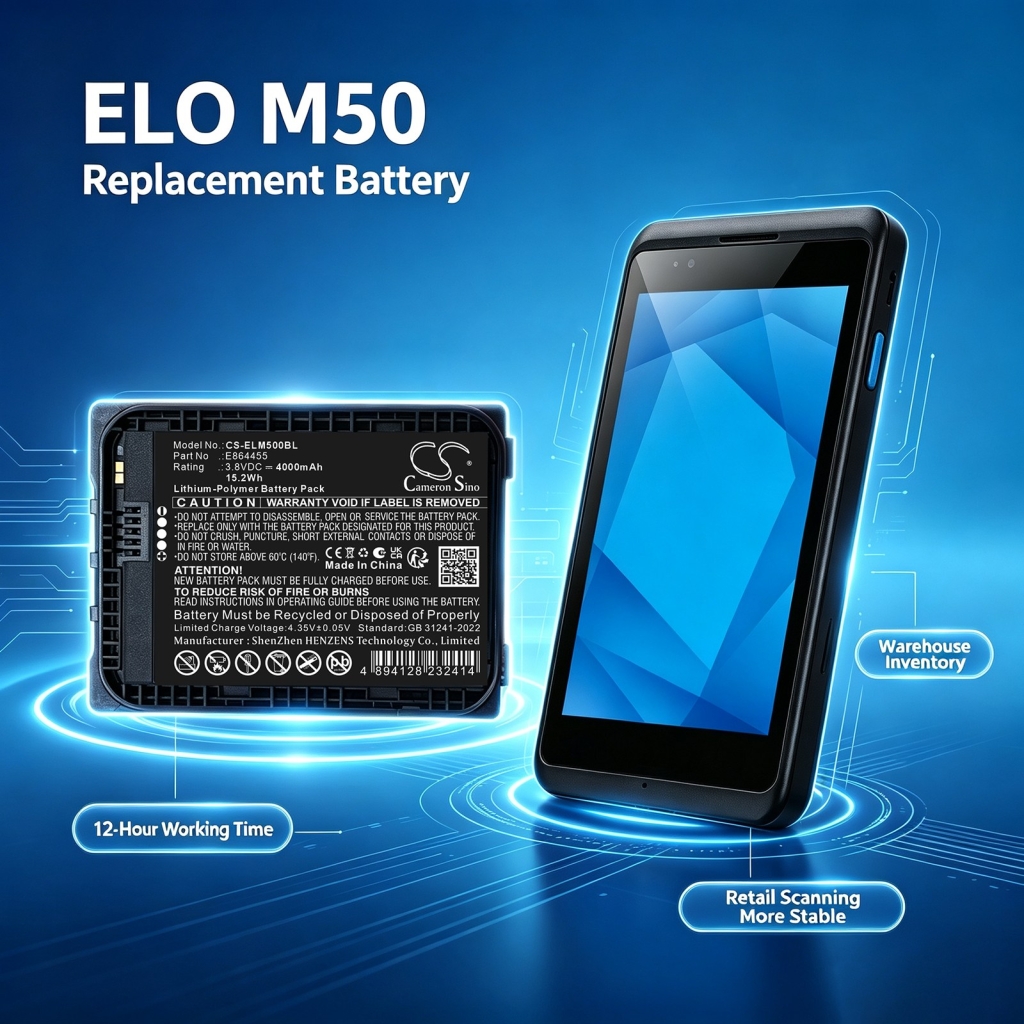 Batterier kompatibel med ELO M50 M50 CS-ELM500BL