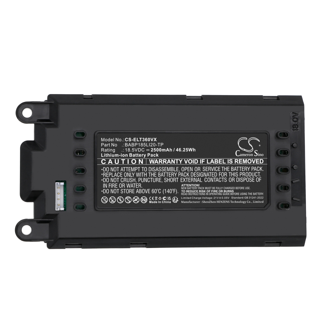 Batteri kompatibel med AEG Electrolux CS-ELT360VX