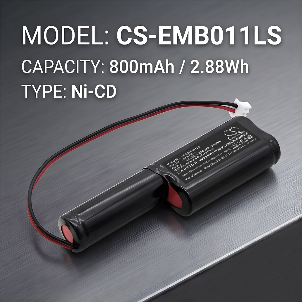 Batteri kompatibel med Lithonia CS-EMB011LS