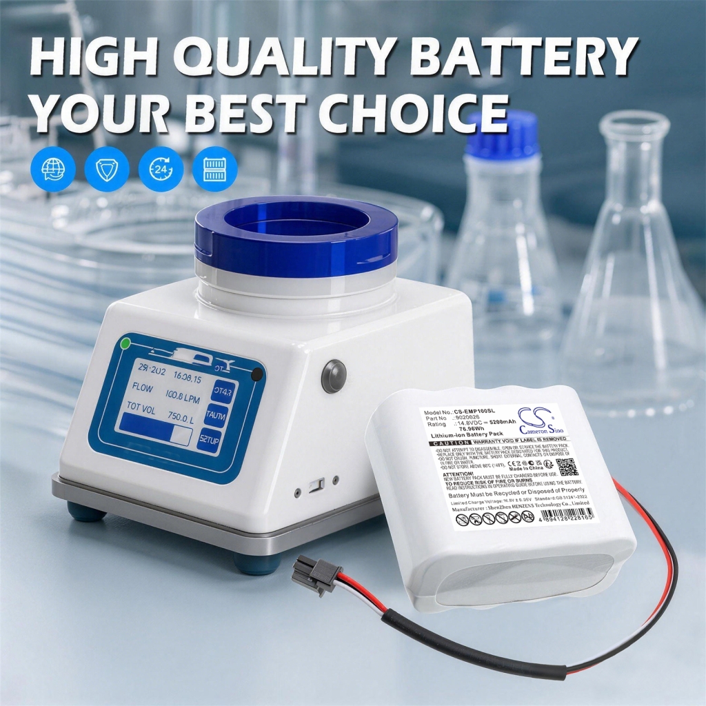 Batteri kompatibel med Emtek CS-EMP100SL
