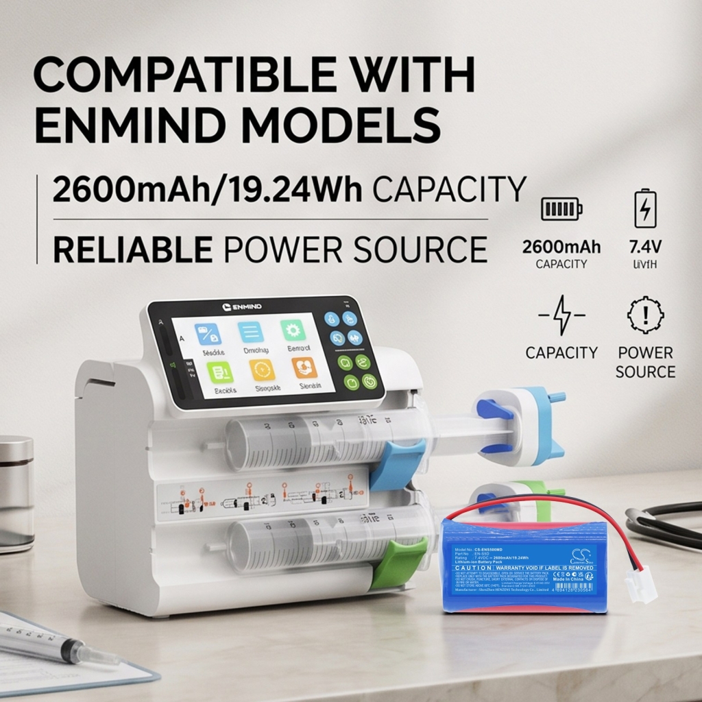 Batteri kompatibel med Enmind CS-ENS500MD