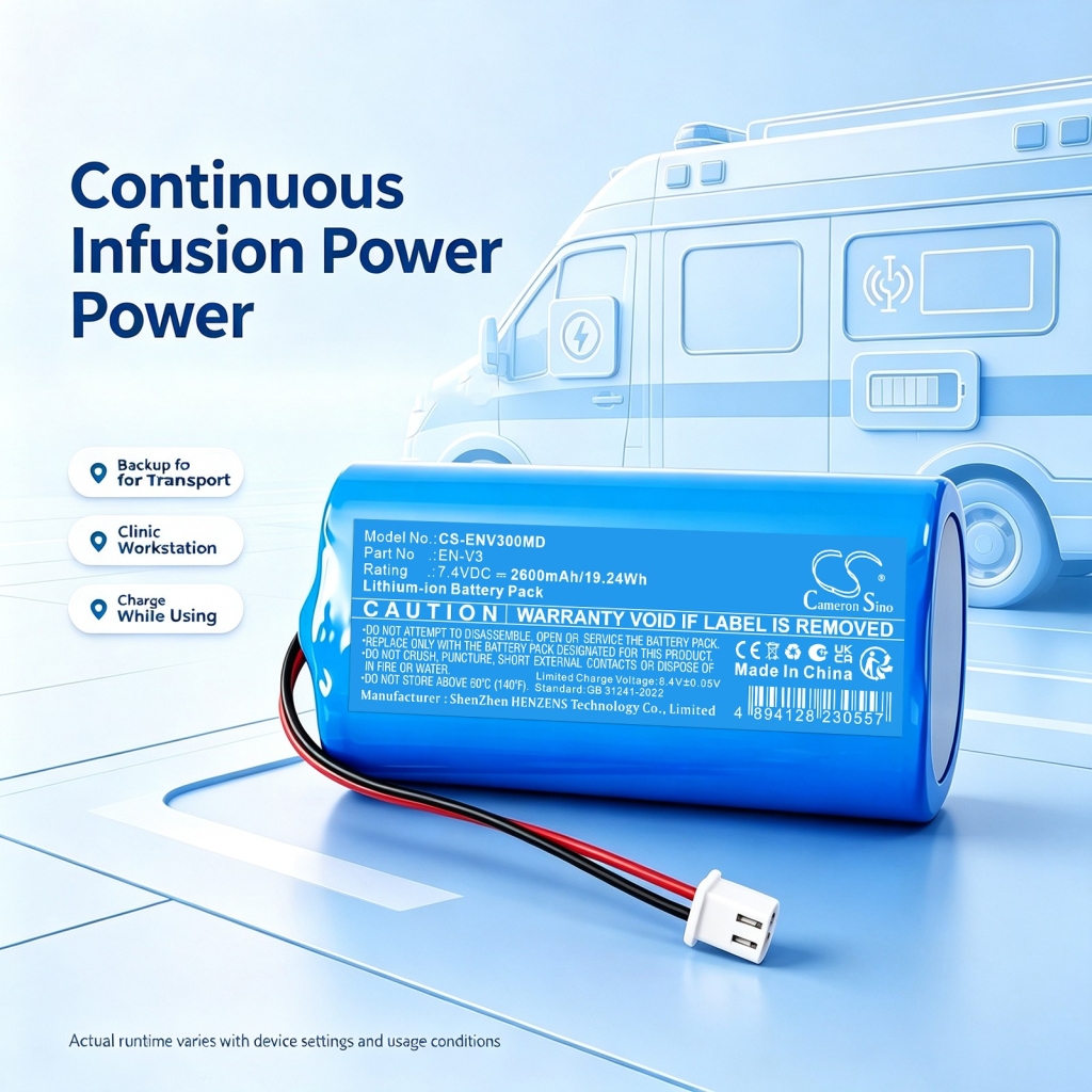 Batteri kompatibel med Enmind CS-ENV300MD
