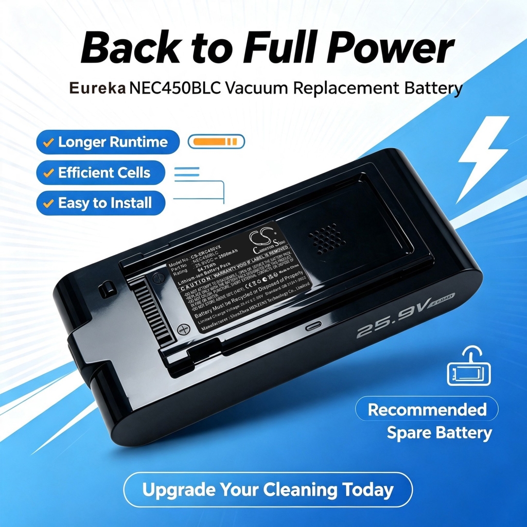 Batteri kompatibel med Eureka CS-ERC450VX