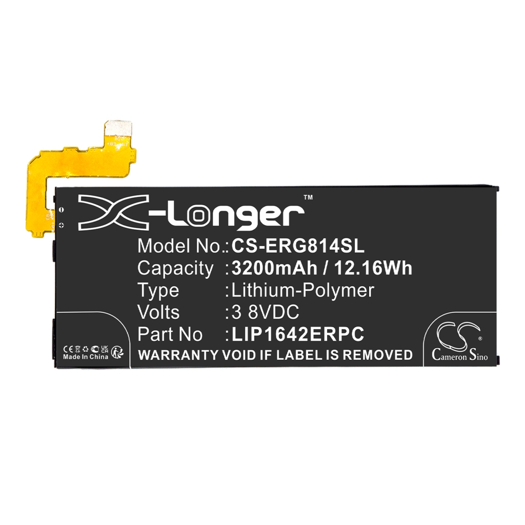 Batteri kompatibel med Sony CS-ERG814SL