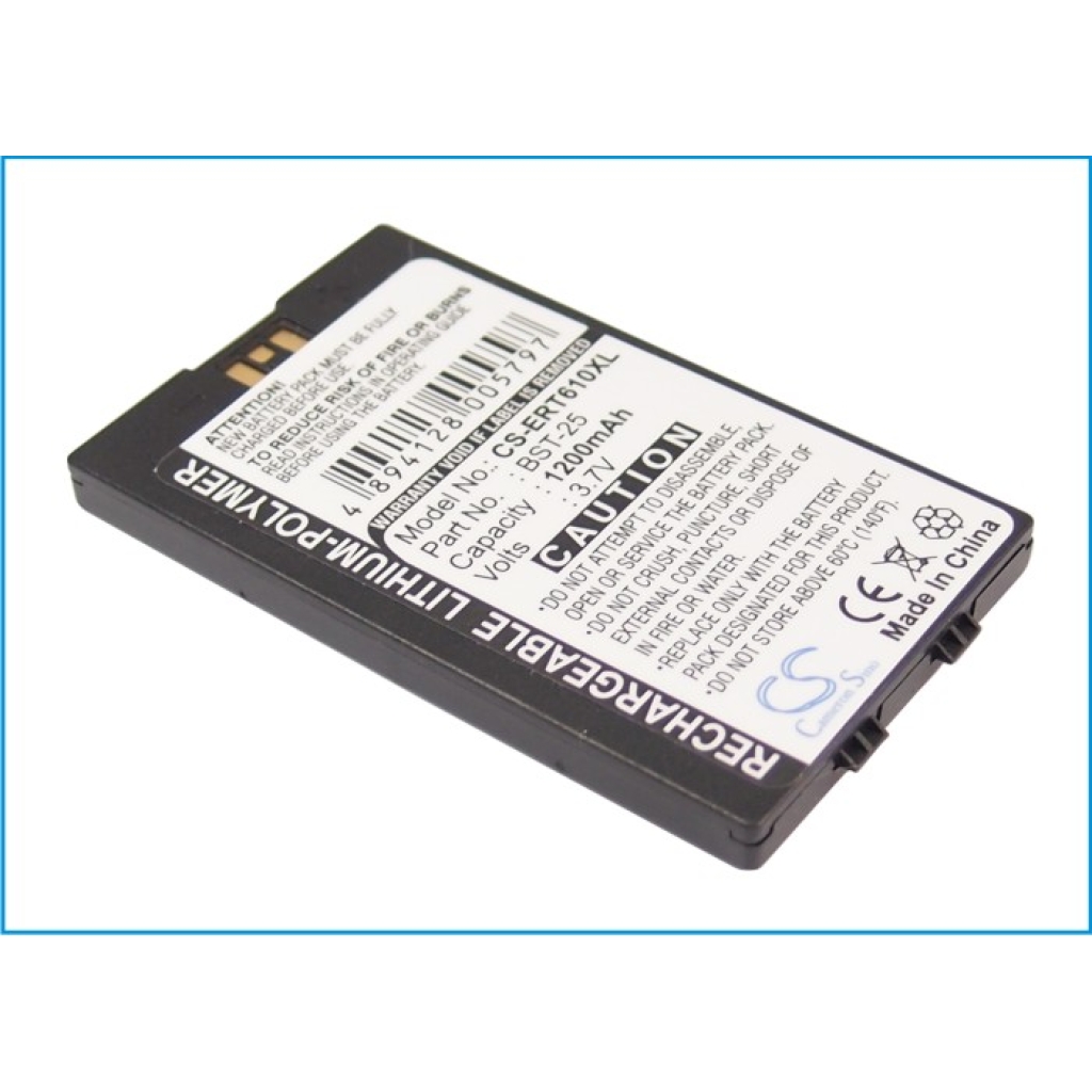 Batteri kompatibel med Sony Ericsson CS-ERT610XL