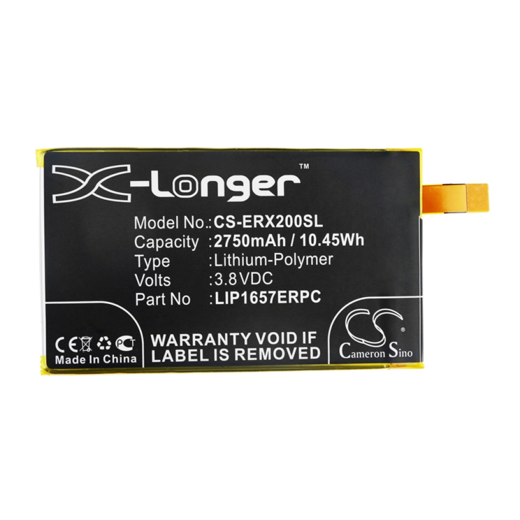 Mobiltelefonbatteri Sony CS-ERX200SL