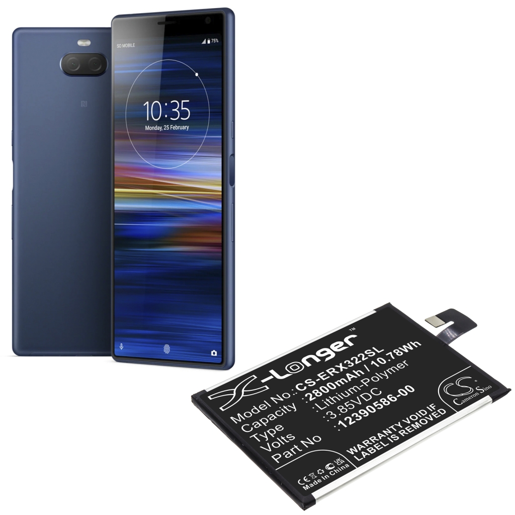 Mobiltelefonbatteri Sony CS-ERX322SL