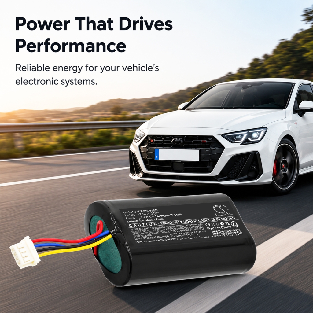 Batteri kompatibel med Volkswagen Audi Seat Skoda CS-ESP915SL