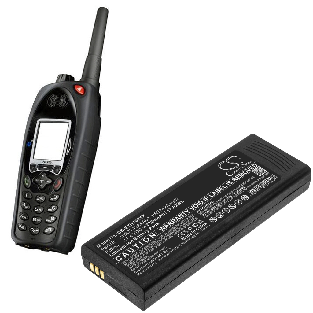 Tovejs radio batteri Cassidian TPH700