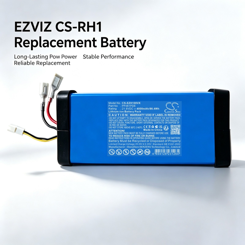 Batteri kompatibel med Ezviz CS-EZH100VX
