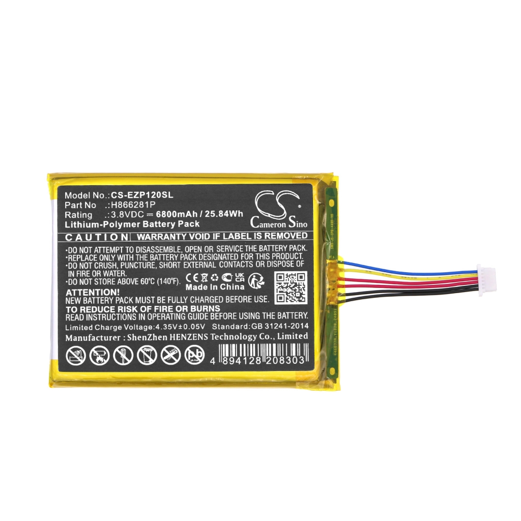 Hjemmesikkerhedskamera batteri Ezviz DP1S