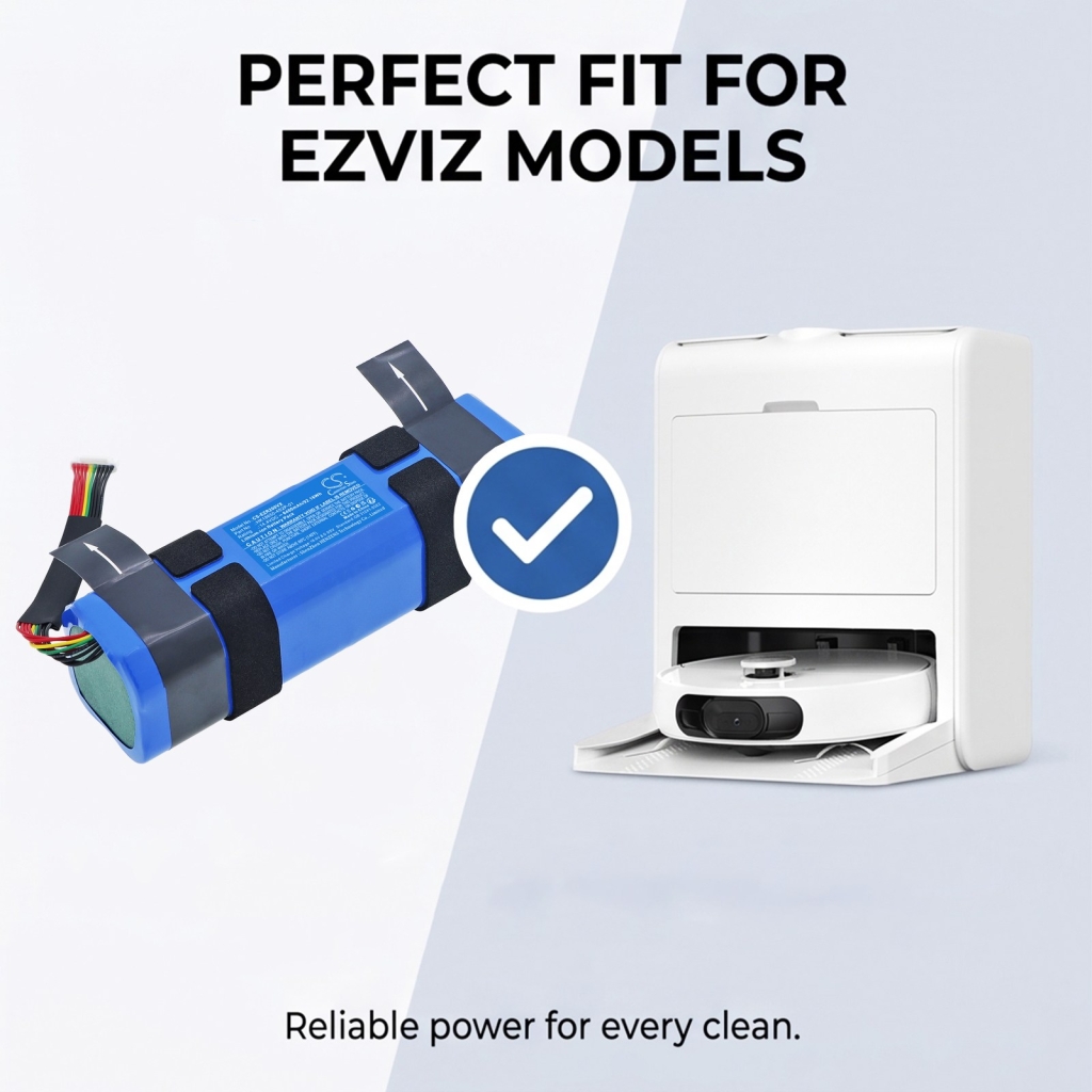Batterier kompatibel med EZVIZ RS2 Robot Vacuum Cleaner CS-EZR200VX