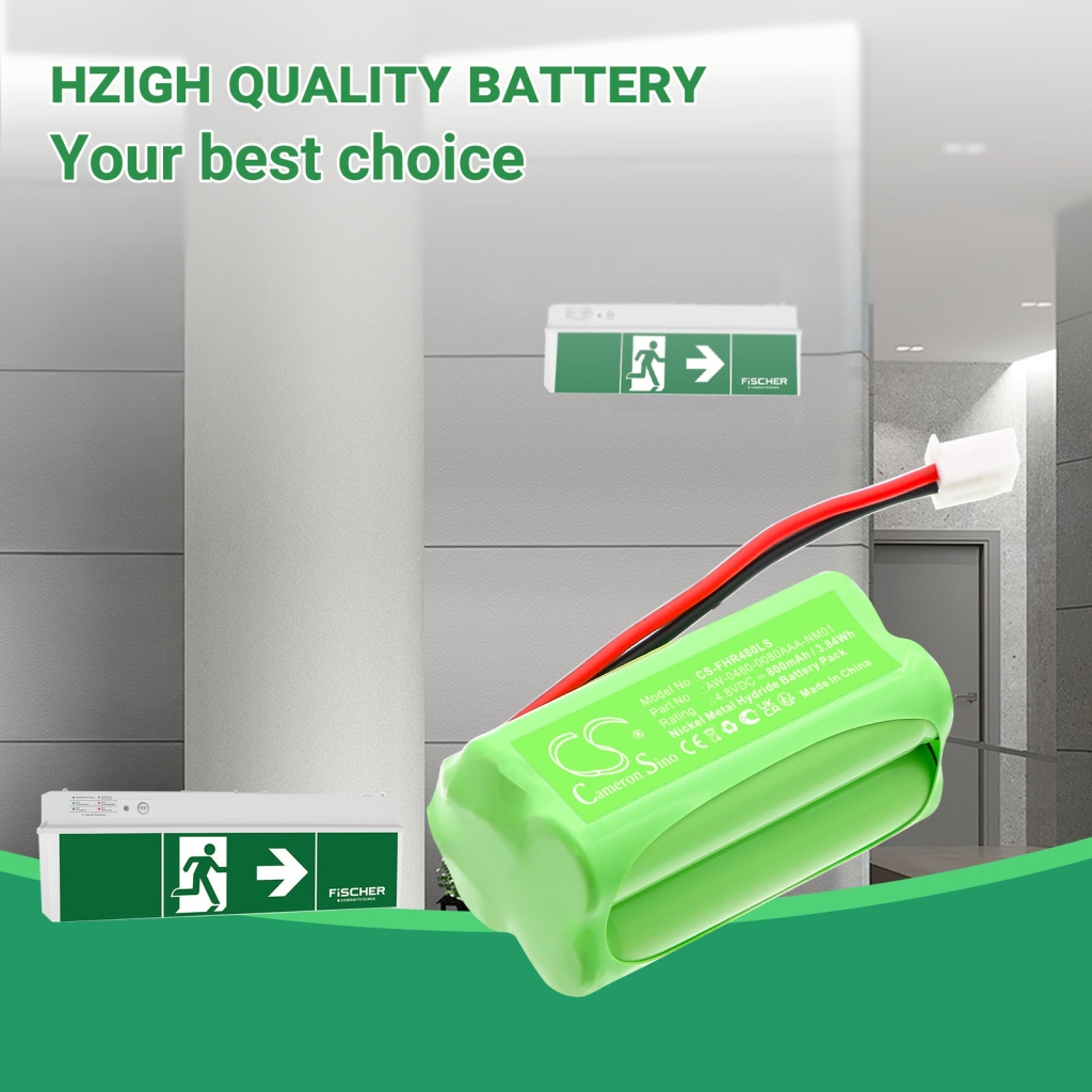 Compatible battery replacement for Fischer 