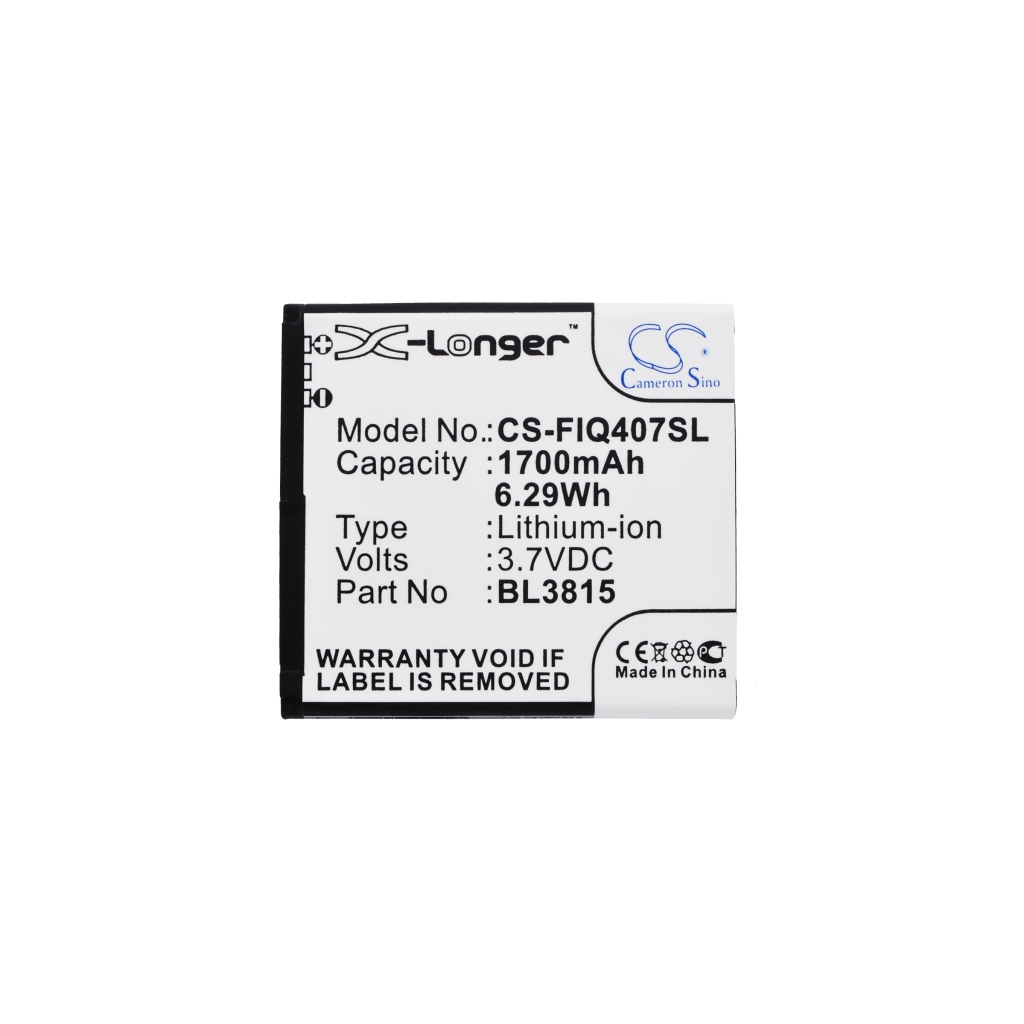Batteri kompatibel med Fly CS-FIQ407SL