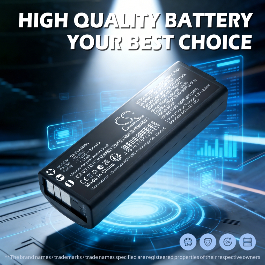 Batteri kompatibel med Firefighter CS-FLH200SL