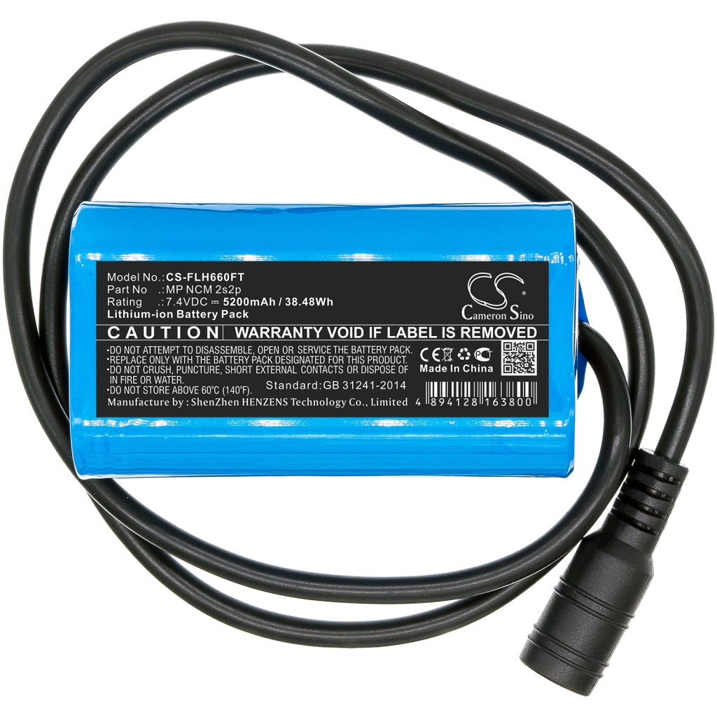 Belysningssystembatteri Square CS-FLH660FT