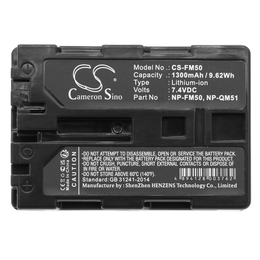 Camera Battery Sony MVC-CD500