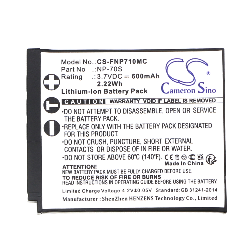 Kamerabatteri FUJIFILM CS-FNP710MC