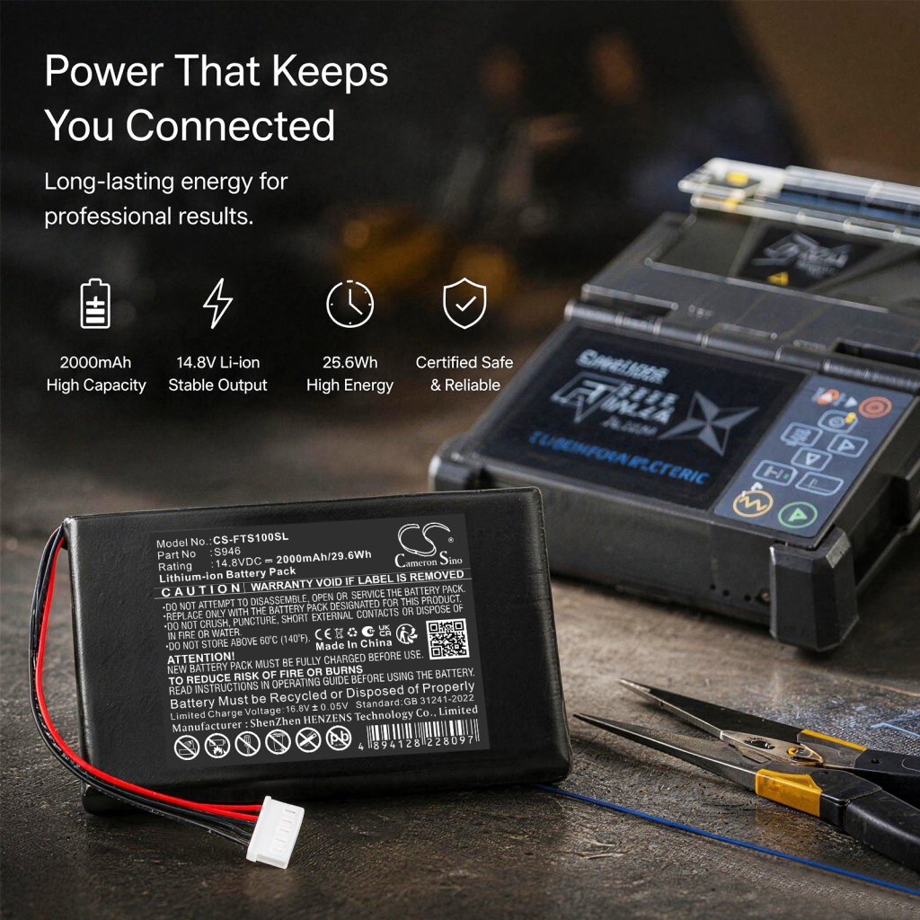 Batteri kompatibel med Fitel CS-FTS100SL