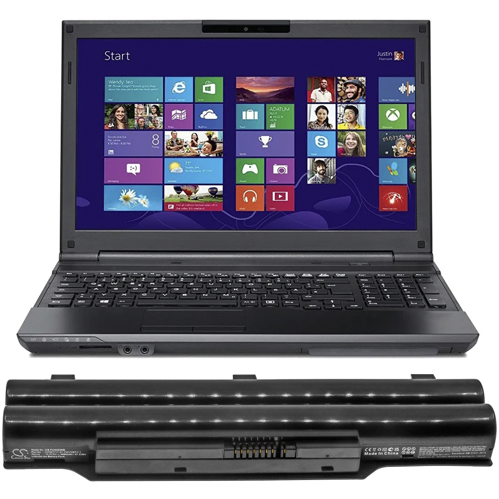 Notebookbatteri Fujitsu CS-FUA532NB