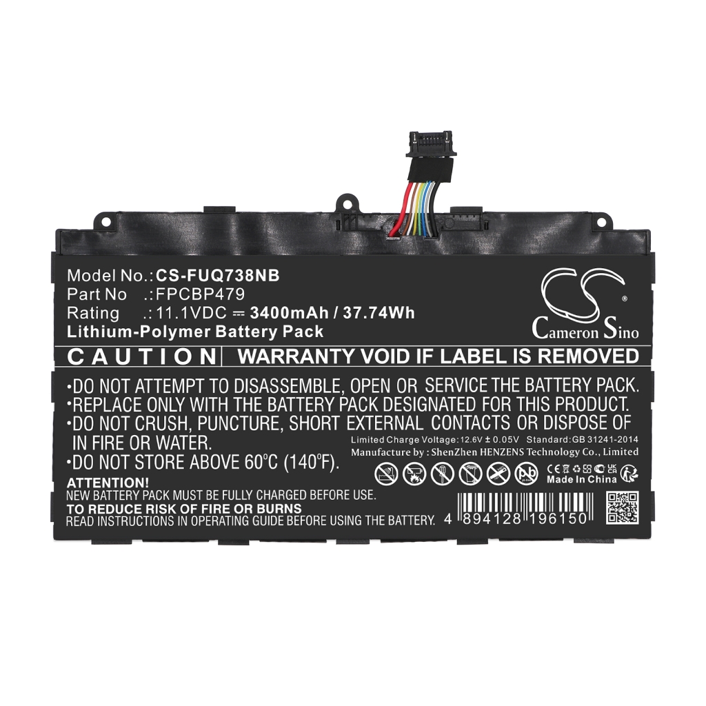 Notebookbatteri Fujitsu CS-FUQ738NB