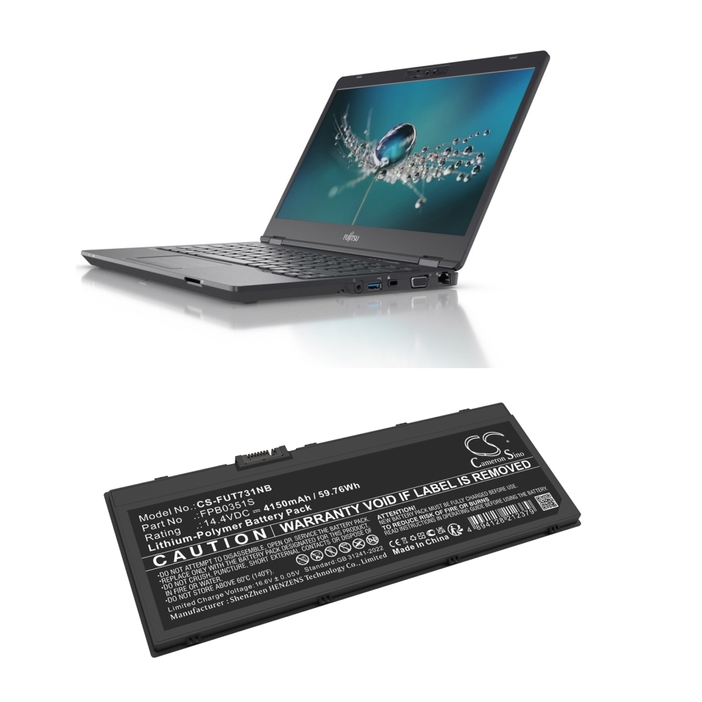 Notebookbatteri Fujitsu CS-FUT731NB