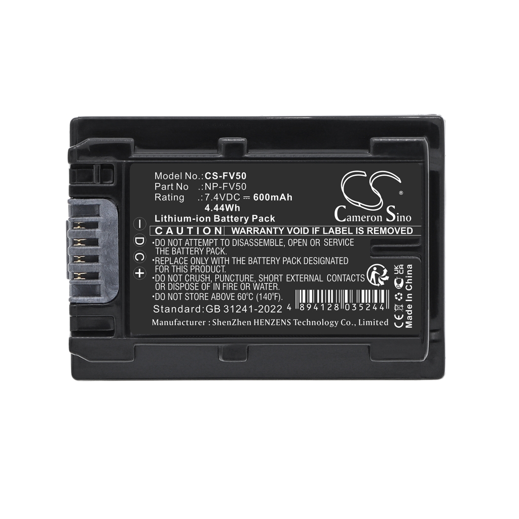 Batteri kompatibel med Sony CS-FV50