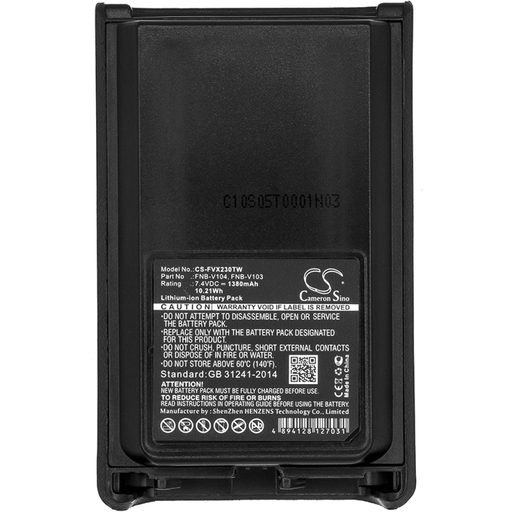 Tovejs radio batteri Vertex VX230
