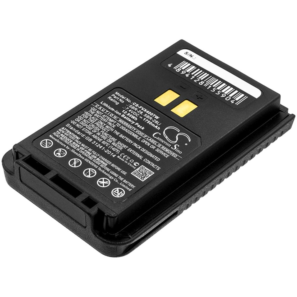 Tovejs radio batteri YAESU CS-FVX400TW