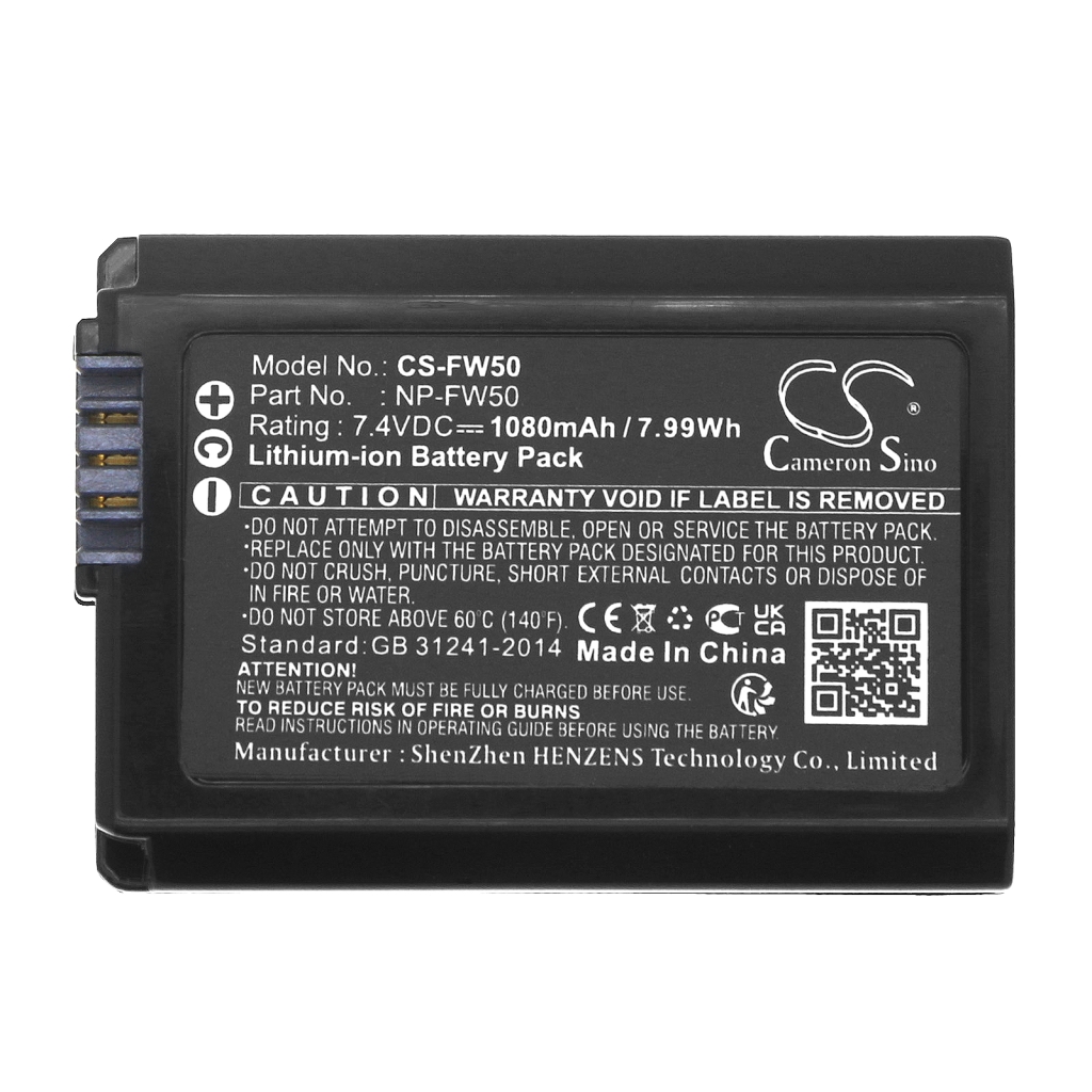 Kamerabatteri Sony CS-FW50