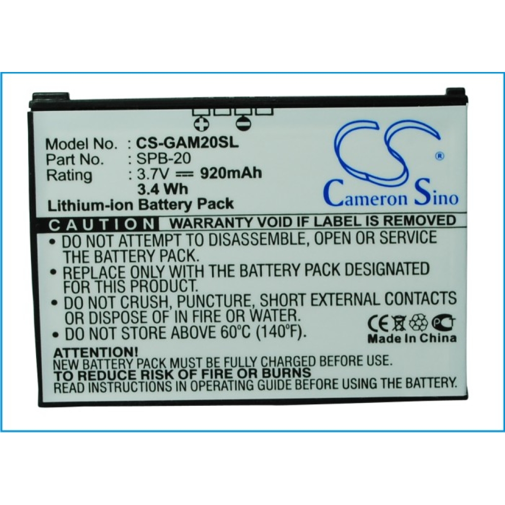 Mobiltelefonbatteri Garmin-Asus CS-GAM20SL