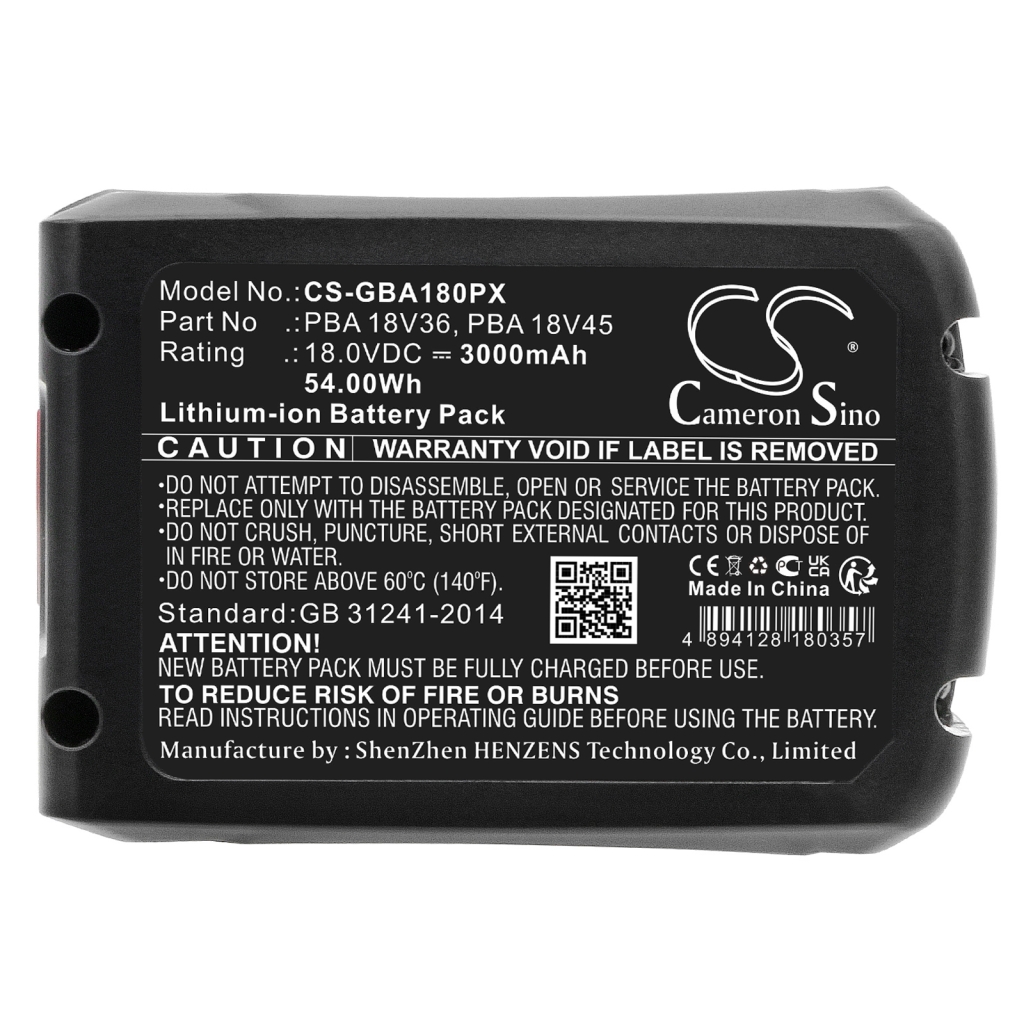 Batteri til elværktøj Gardena CS-GBA180PX