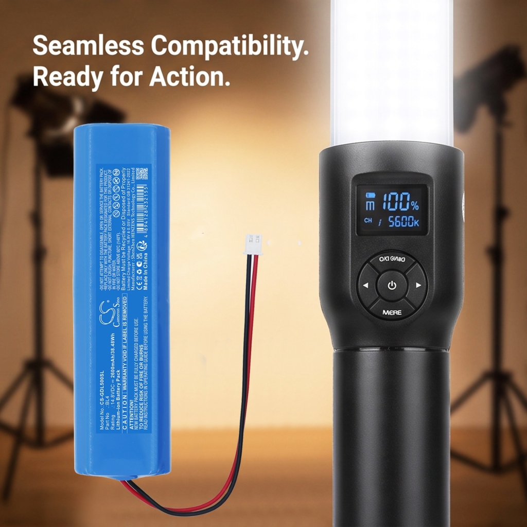 Batteri kompatibel med Godox CS-GDL500SL