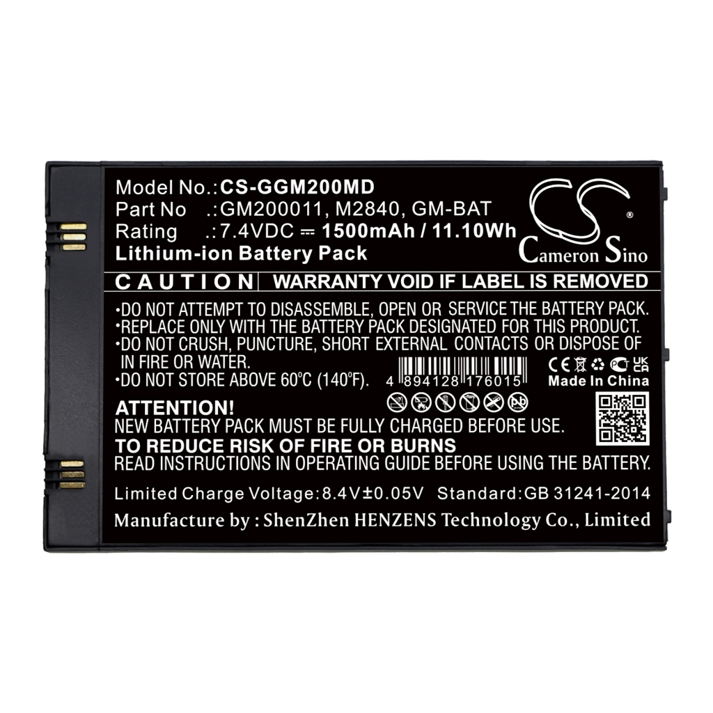 Medicinsk batteri GE CS-GGM200MD