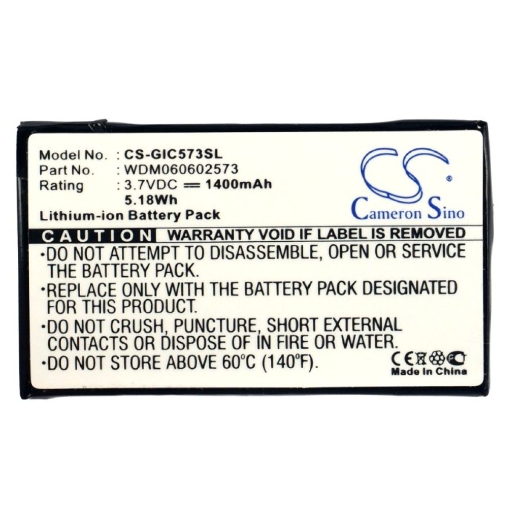 Notebook battery Gigabyte i-RAM